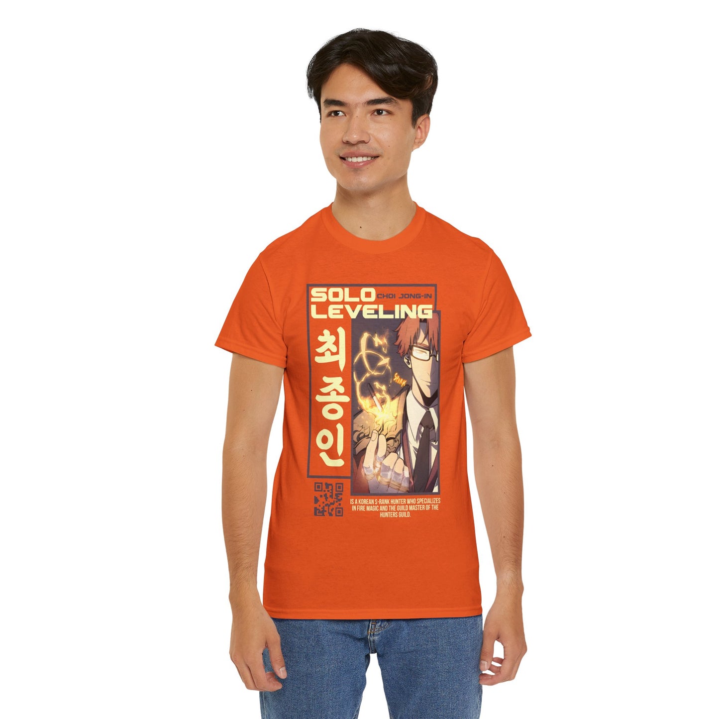 Solo Leveling Graphic Tee - Unisex Heavy Cotton T-Shirt
