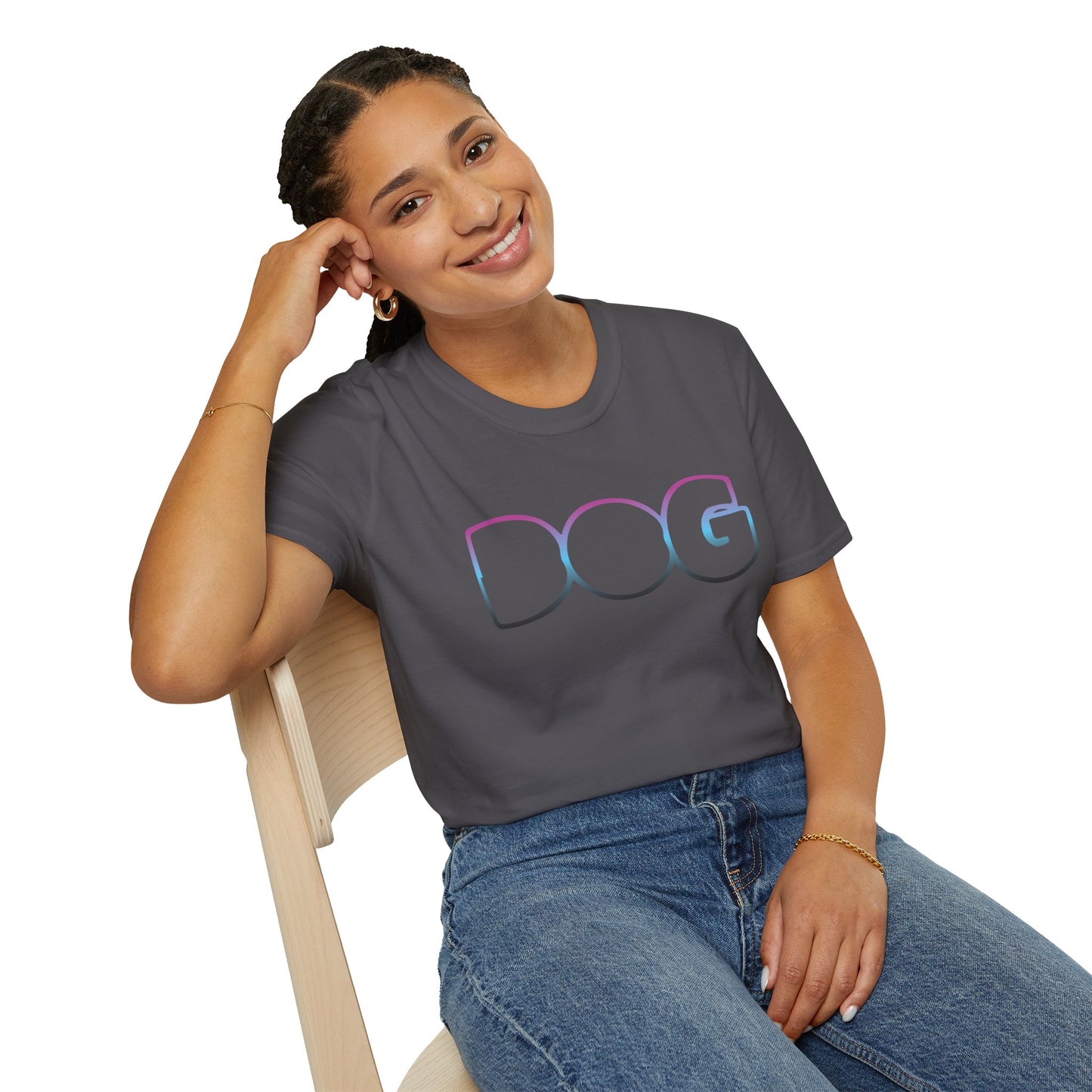 Fun Dog Graphic Unisex Softstyle T-Shirt - Perfect for Pet Lovers