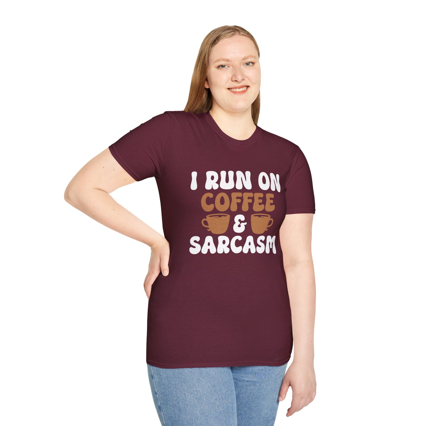 Sarcasm And Coffee Unisex T-Shirt