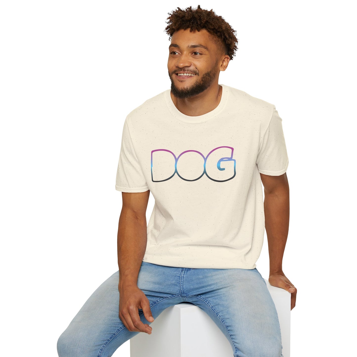 Fun Dog Graphic Unisex Softstyle T-Shirt - Perfect for Pet Lovers