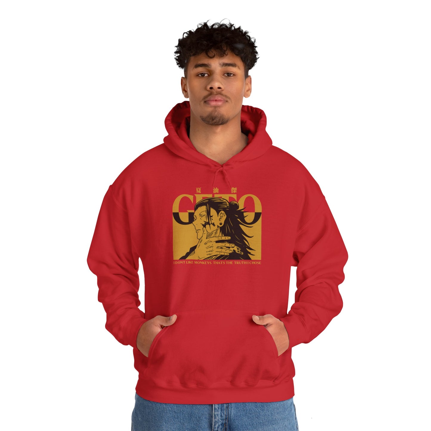 Unisex Geto JJK Hooded Sweatshirt