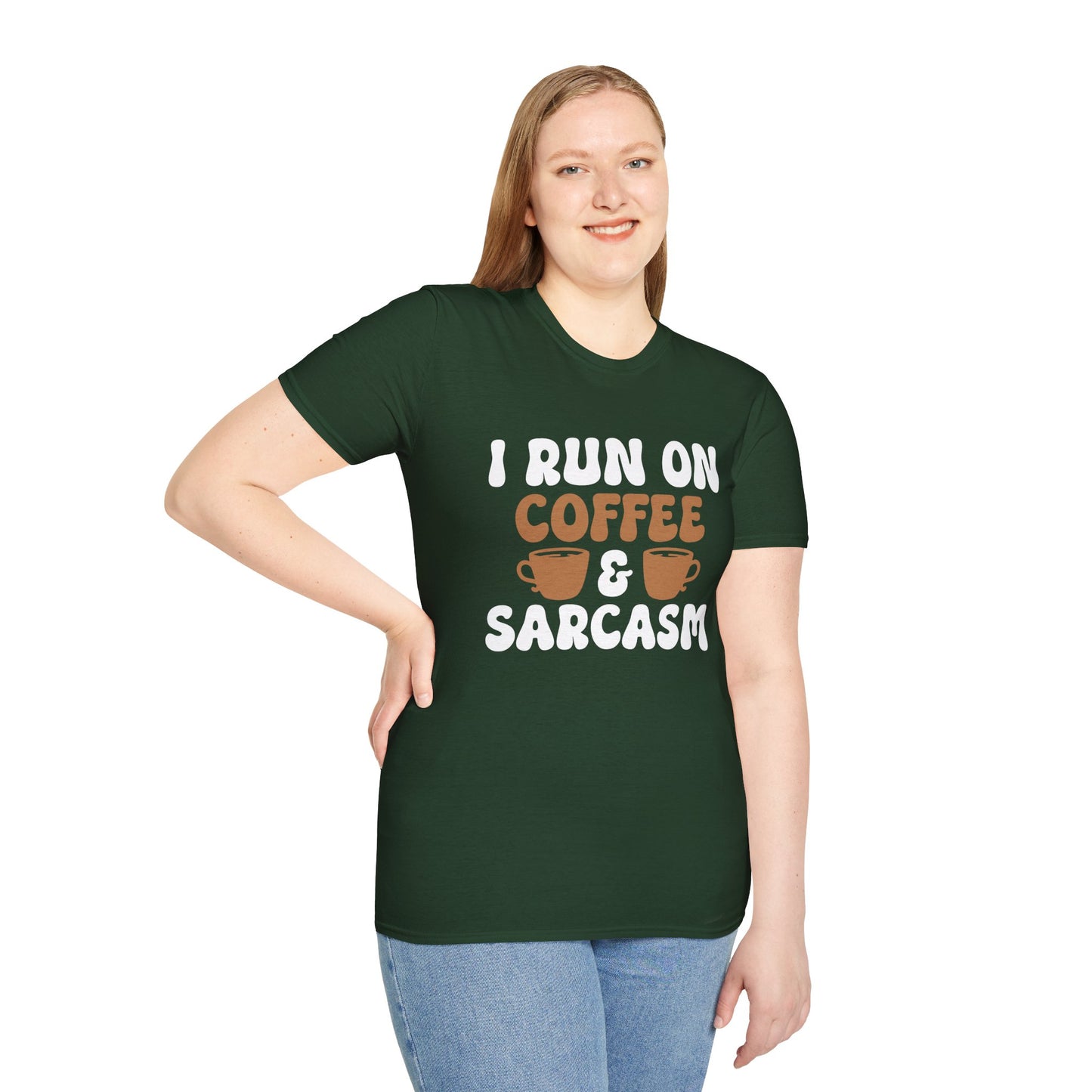Sarcasm And Coffee Unisex T-Shirt
