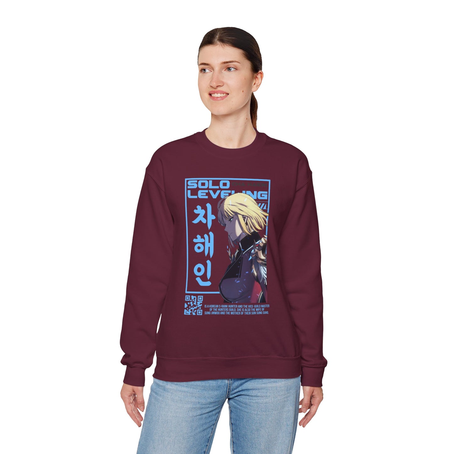Solo Leveling Cha Hae Unisex Heavy Sweatshirt