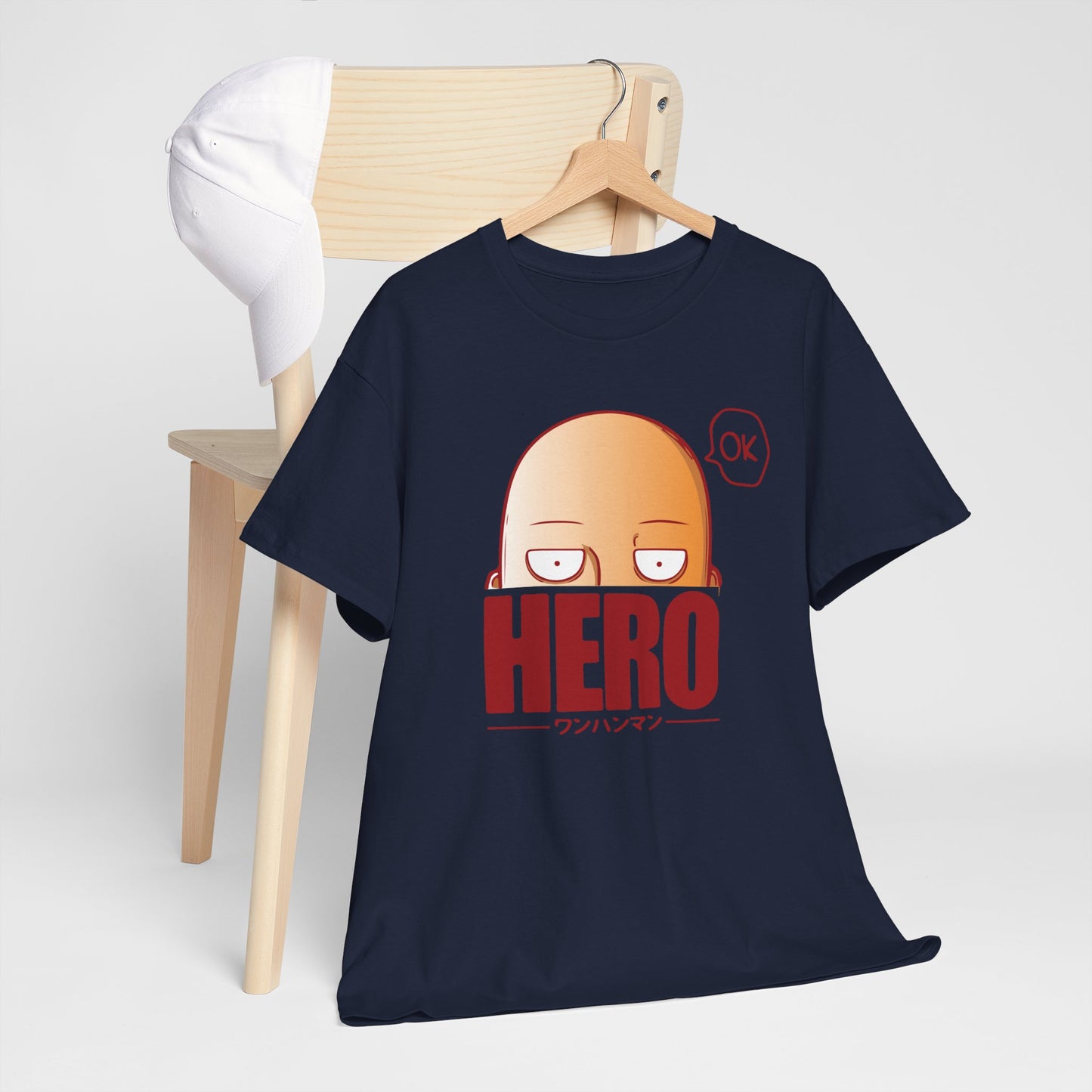 Hero Unisex Heavy Cotton Tee - One Punch Man Design