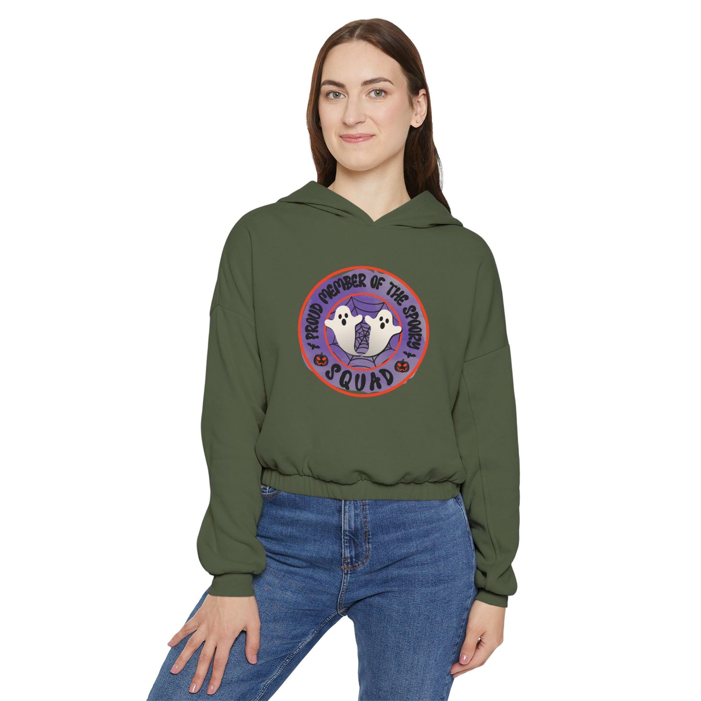 Spooky Squad Women's Cinched Bottom Hoodie