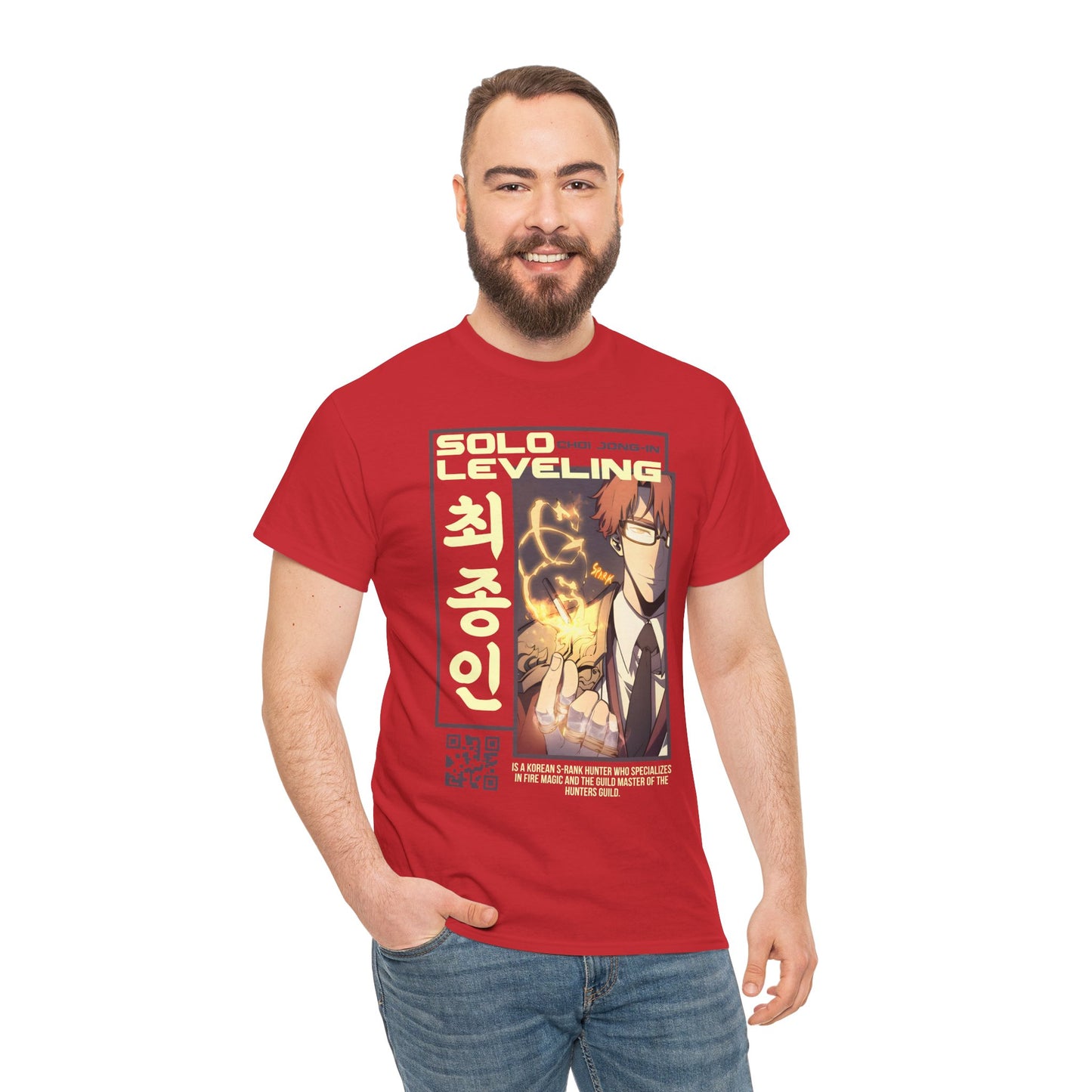 Solo Leveling Graphic Tee - Unisex Heavy Cotton T-Shirt