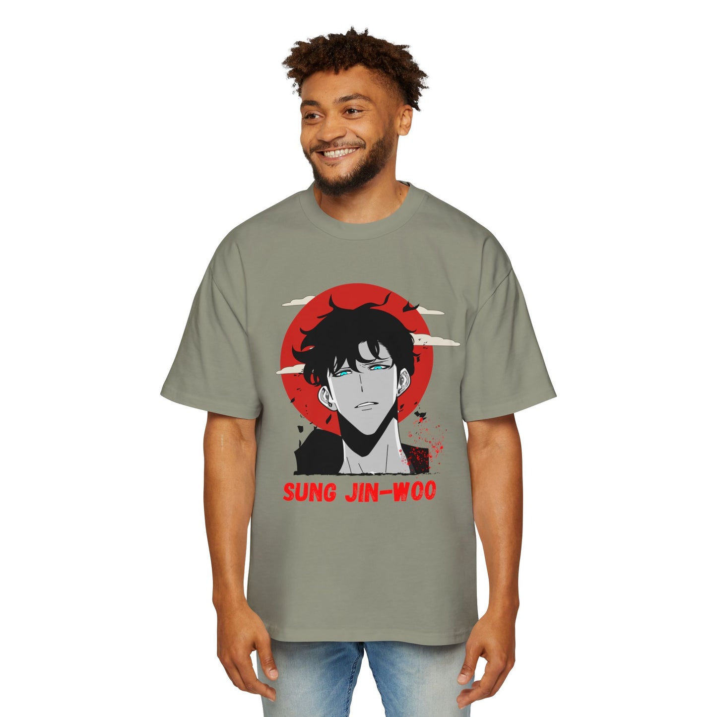Sung Jin-Woo Graphic Oversized Tee for Anime Fans premium quality