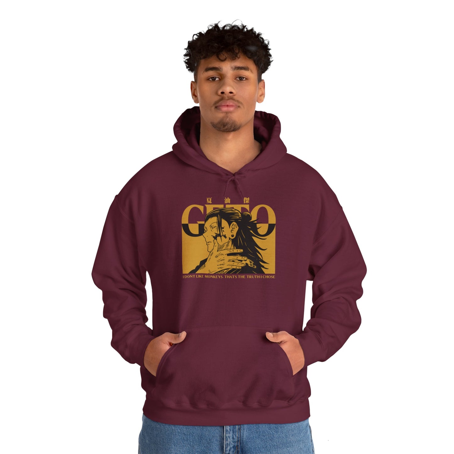 Unisex Geto JJK Hooded Sweatshirt