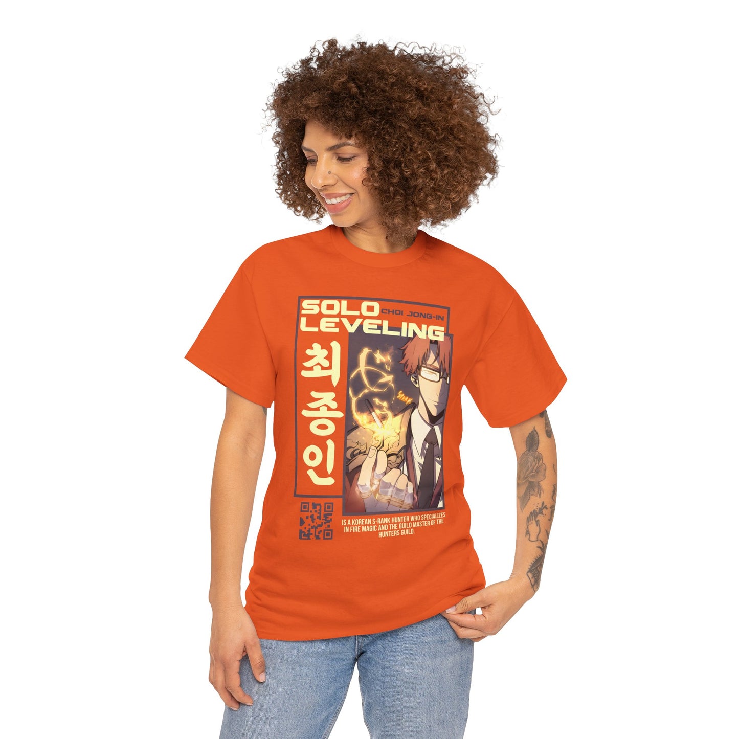 Solo Leveling Graphic Tee - Unisex Heavy Cotton T-Shirt