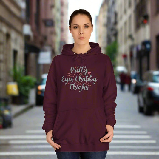 Chubby Chicks College Hoodie