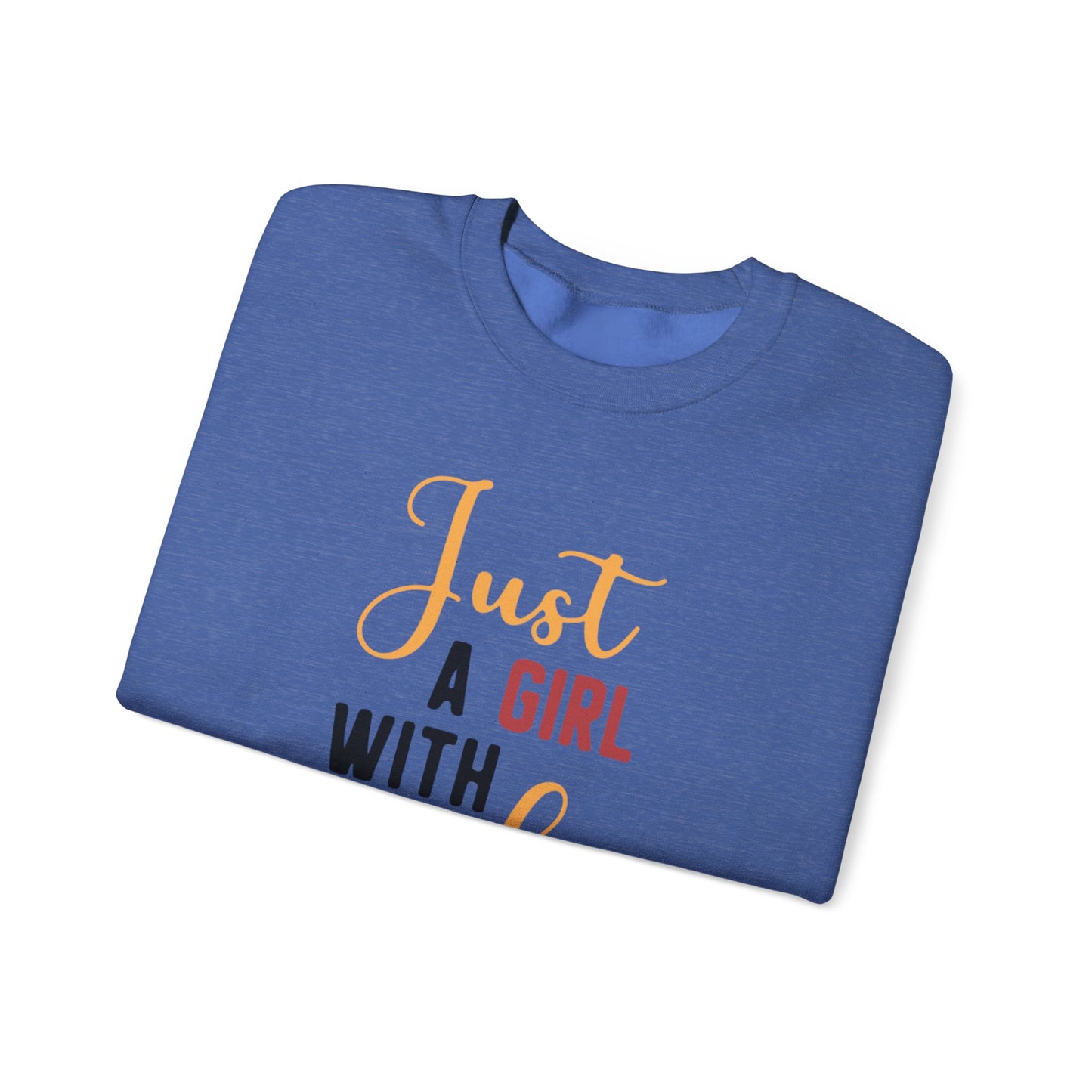 Girl With Goals Heavy Blend™ Crewneck Sweatshirt