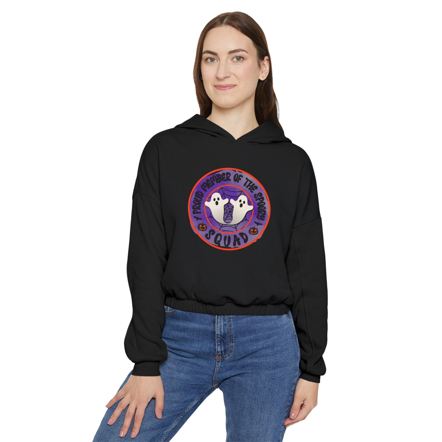 Spooky Squad Women's Cinched Bottom Hoodie