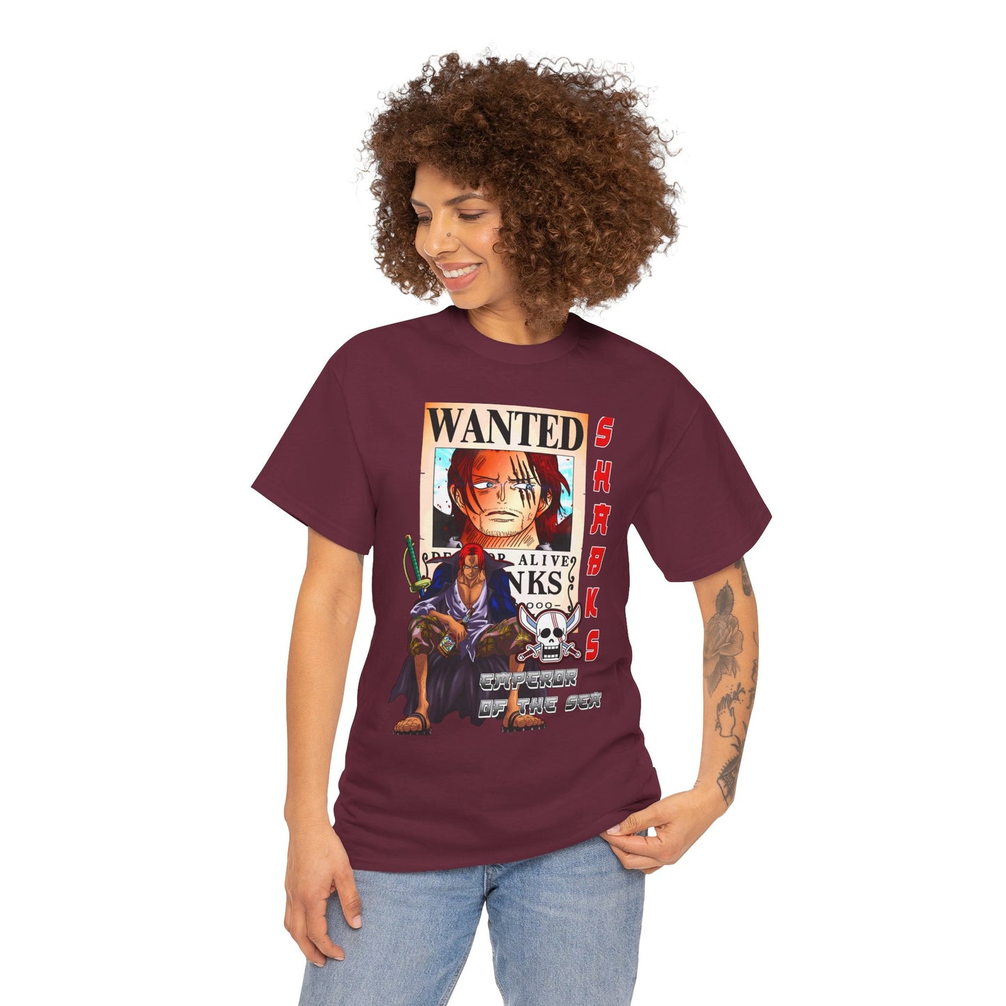 Anime One Piece Shanks Unisex Tee Shirt