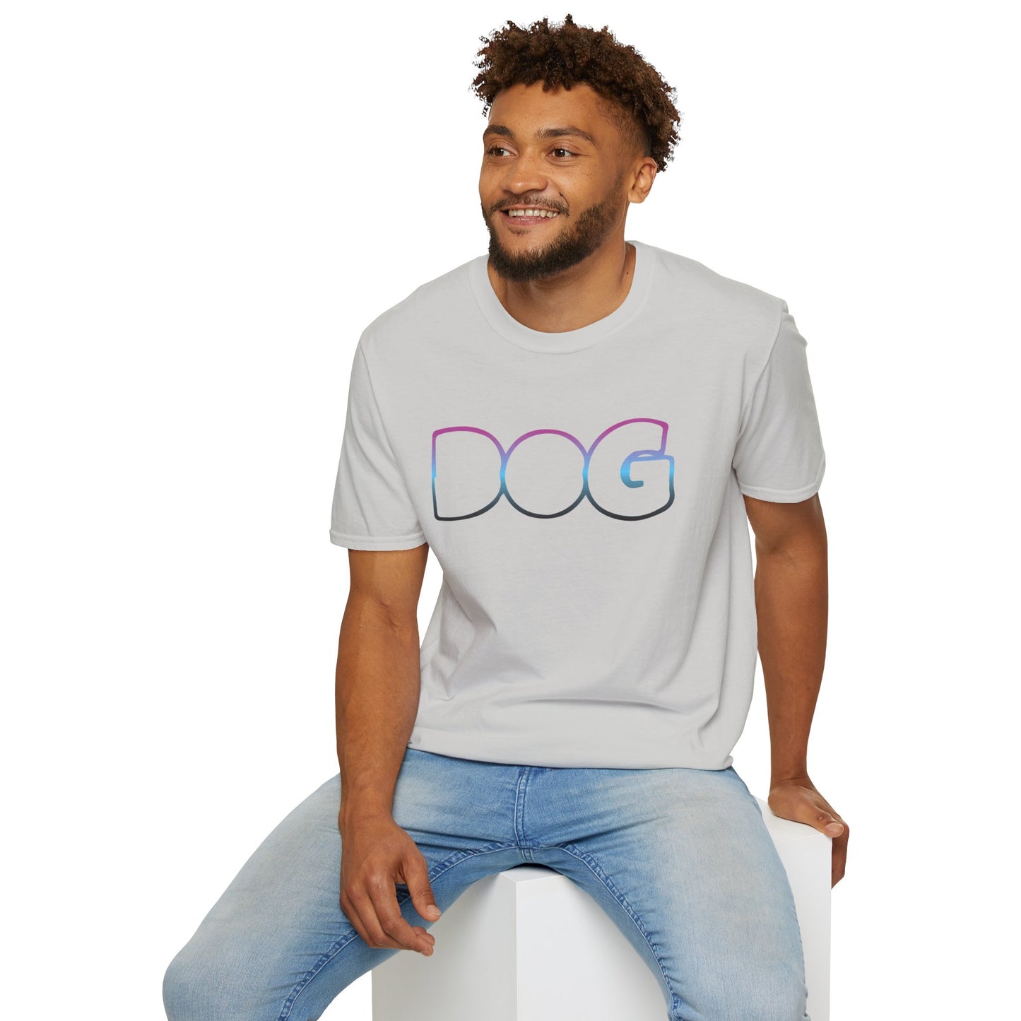 Fun Dog Graphic Unisex Softstyle T-Shirt - Perfect for Pet Lovers