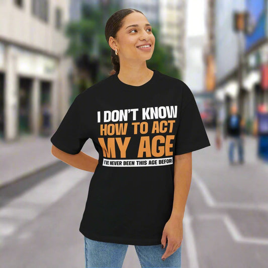 Sarcastic Unisex Oversized Boxy Tee