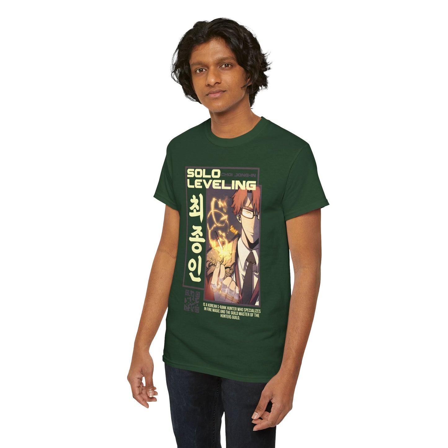 Solo Leveling Graphic Tee - Unisex Heavy Cotton T-Shirt
