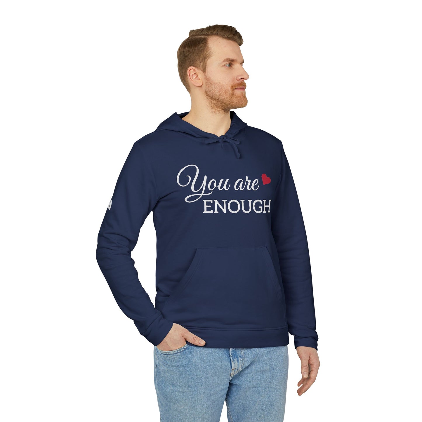 You Are Enough | Adidas Unisex Fleece Hoodie