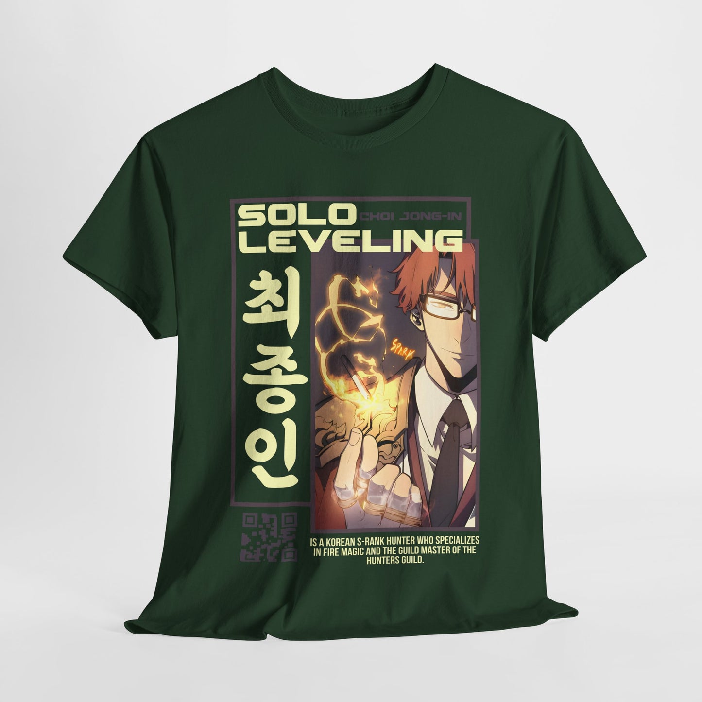 Solo Leveling Graphic Tee - Unisex Heavy Cotton T-Shirt