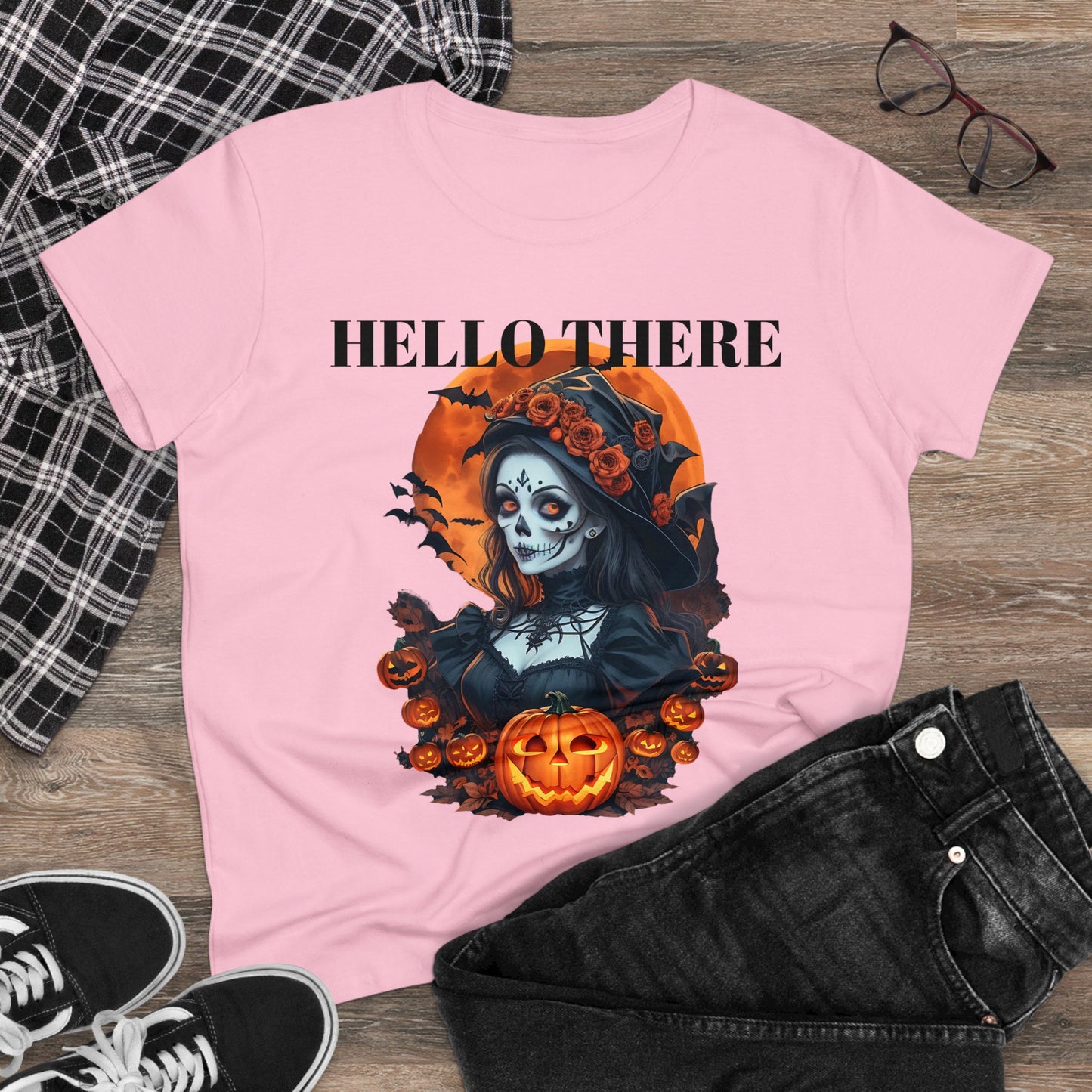 Halloween Women's Midweight Cotton Tee