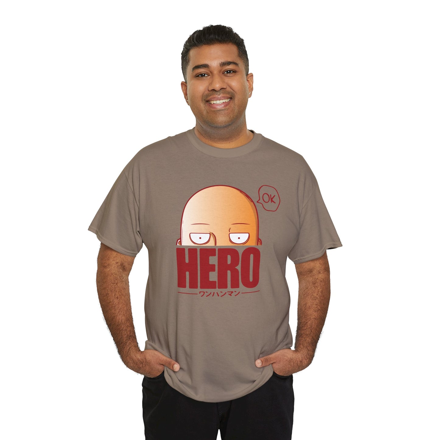 Hero Unisex Heavy Cotton Tee - One Punch Man Design