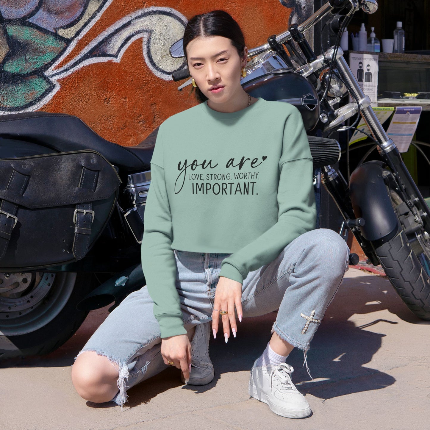 Cropped Sweatshirt for Women