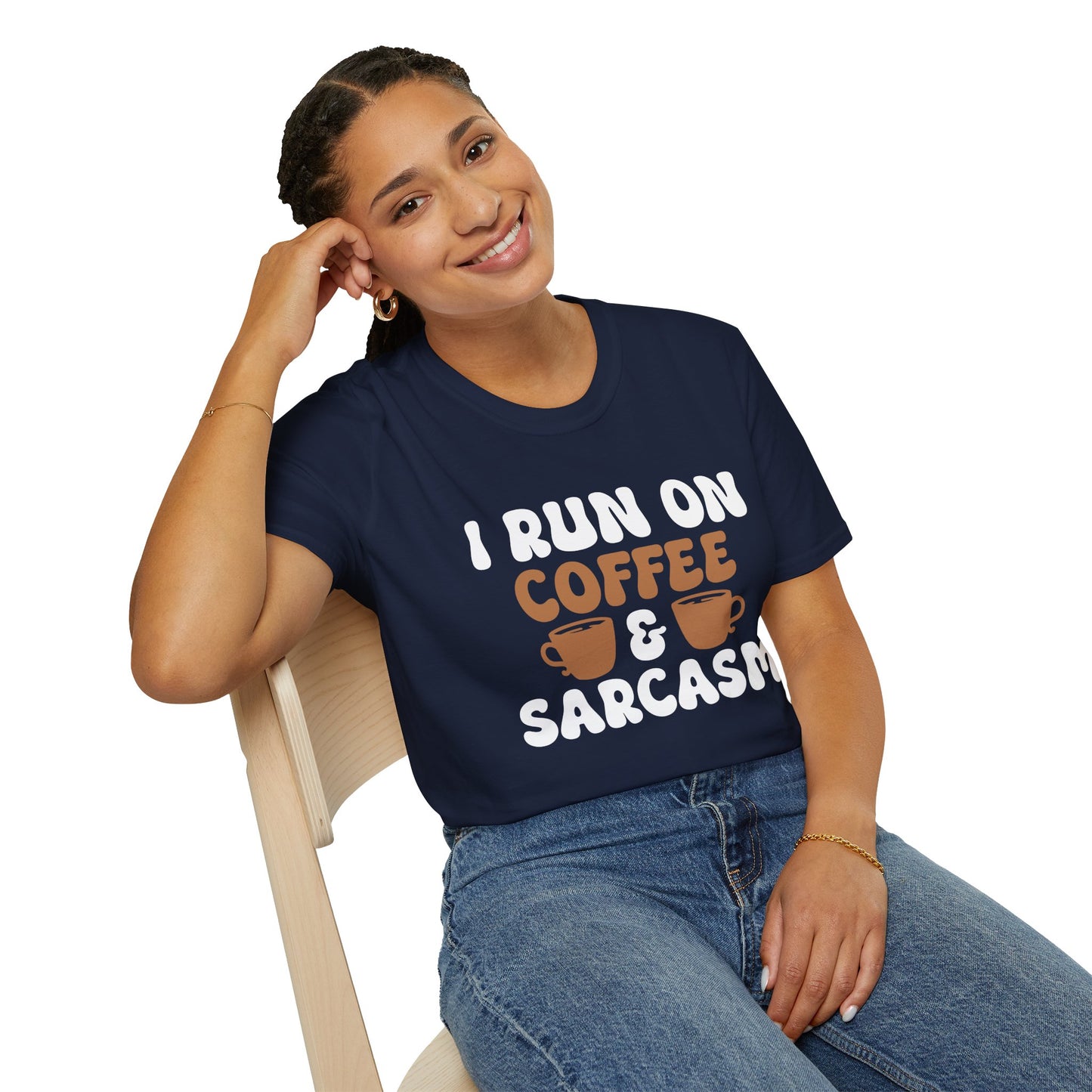 Sarcasm And Coffee Unisex T-Shirt