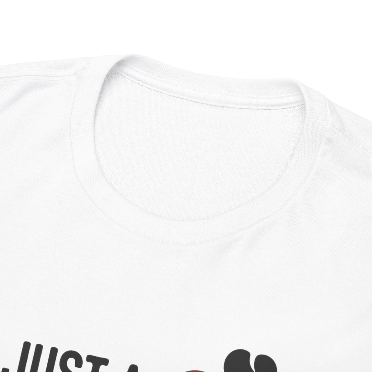 Just a Girl Who Loves Dogs, women Heavy Cotton Tee