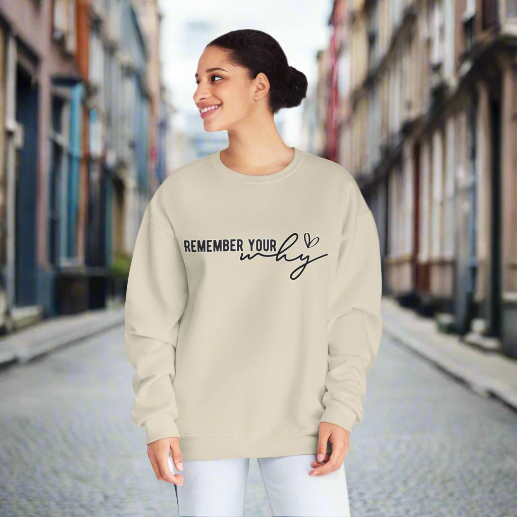 Women Crewneck Sweatshirt - Remember Your Why NuBlend®