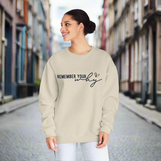 Women Crewneck Sweatshirt - Remember Your Why NuBlend®
