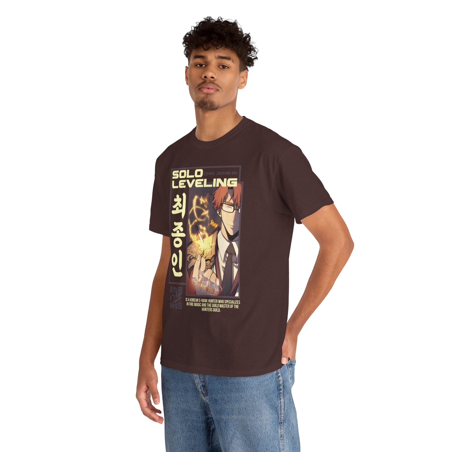 Solo Leveling Graphic Tee - Unisex Heavy Cotton T-Shirt