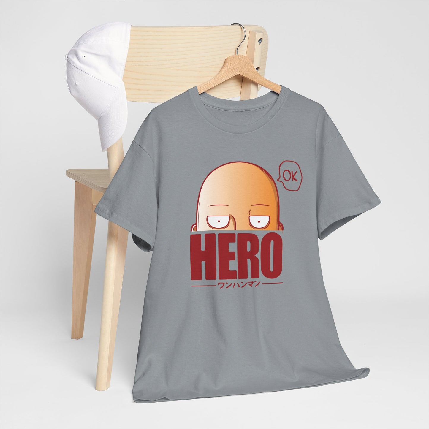 Hero Unisex Heavy Cotton Tee - One Punch Man Design