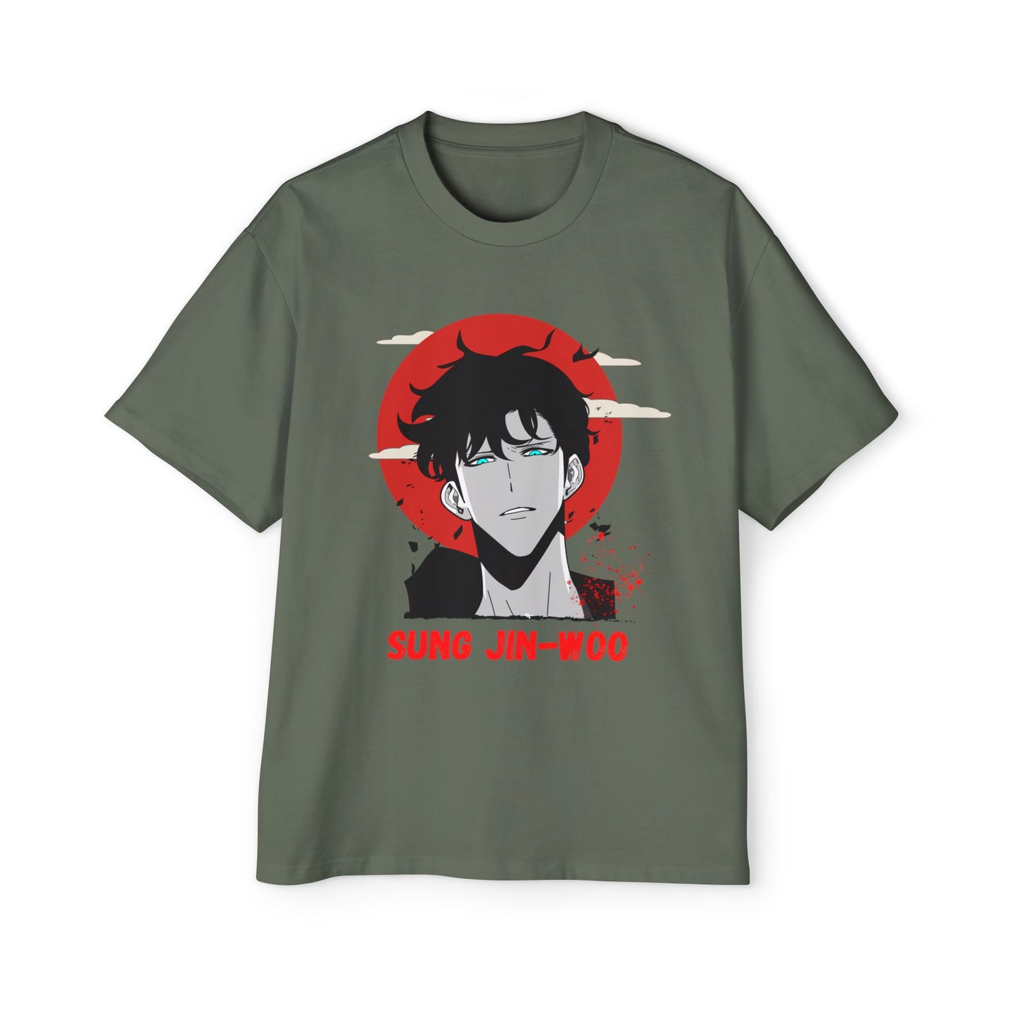 Sung Jin-Woo Graphic Oversized Tee for Anime Fans premium quality
