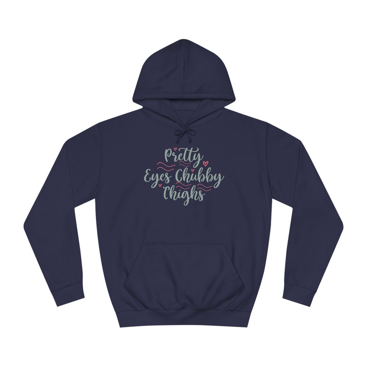 Chubby Chicks College Hoodie