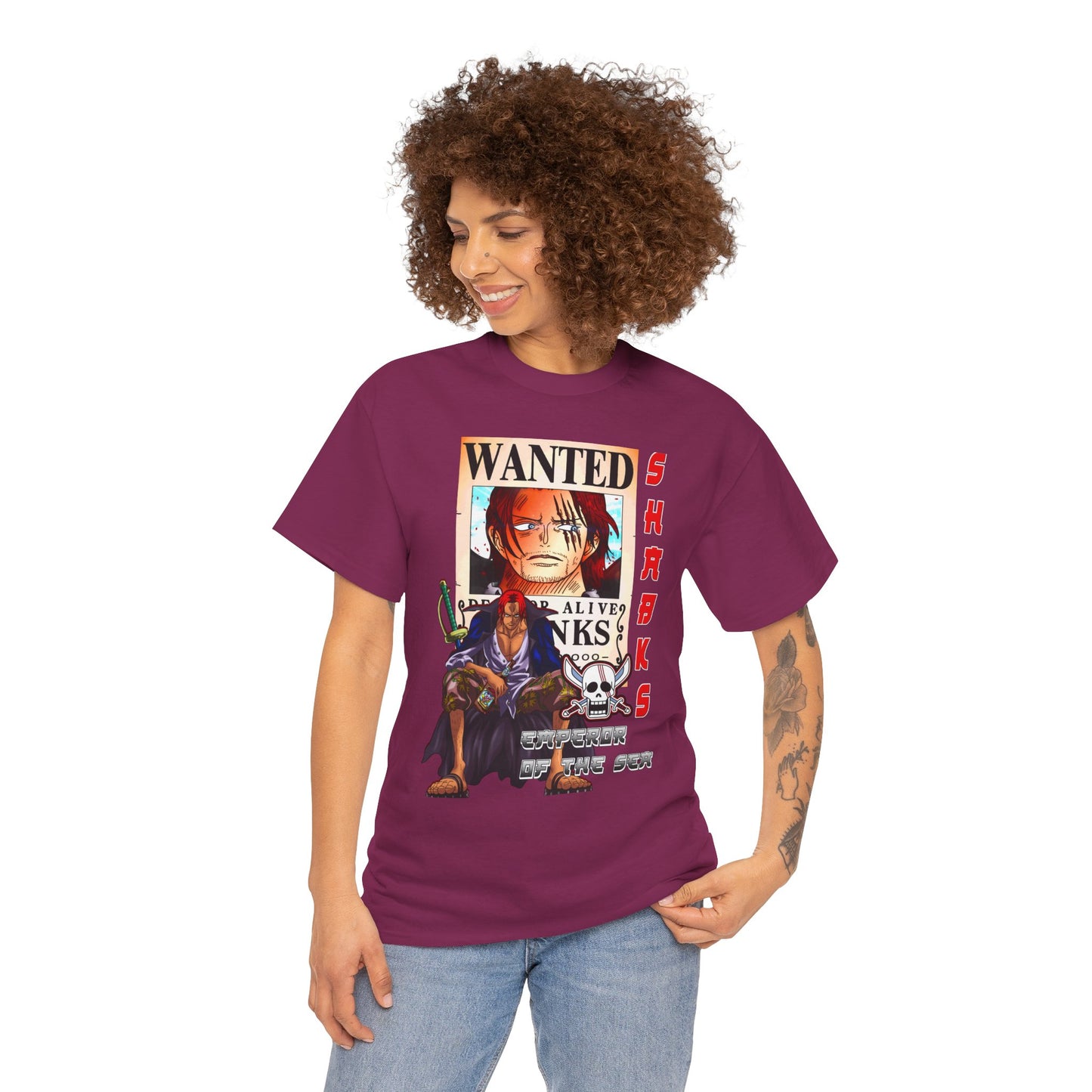 Anime One Piece Shanks Unisex Tee Shirt