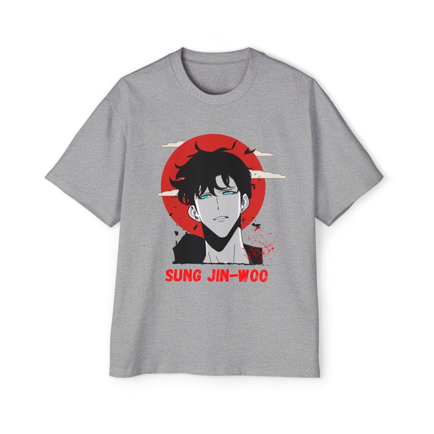 Sung Jin-Woo Graphic Oversized Tee for Anime Fans premium quality