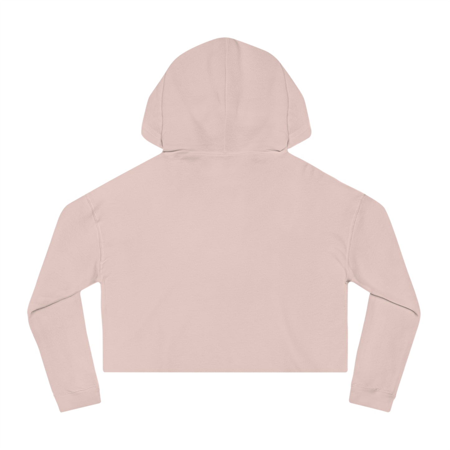 Cropped Hooded Sweatshirt with Heart and Paw Design - Perfect for Pet Lovers