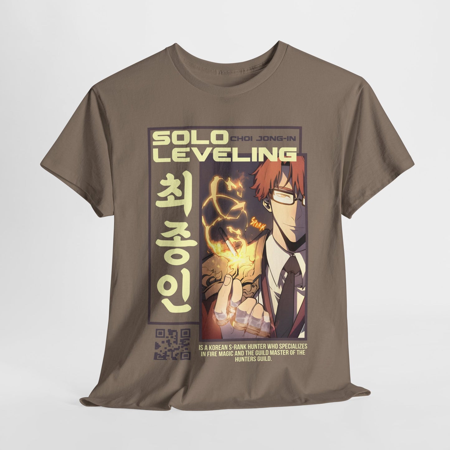 Solo Leveling Graphic Tee - Unisex Heavy Cotton T-Shirt