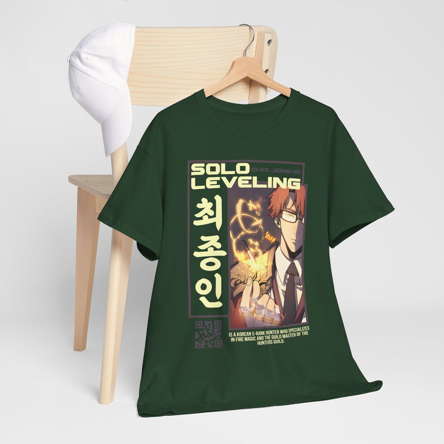Solo Leveling Graphic Tee - Unisex Heavy Cotton T-Shirt