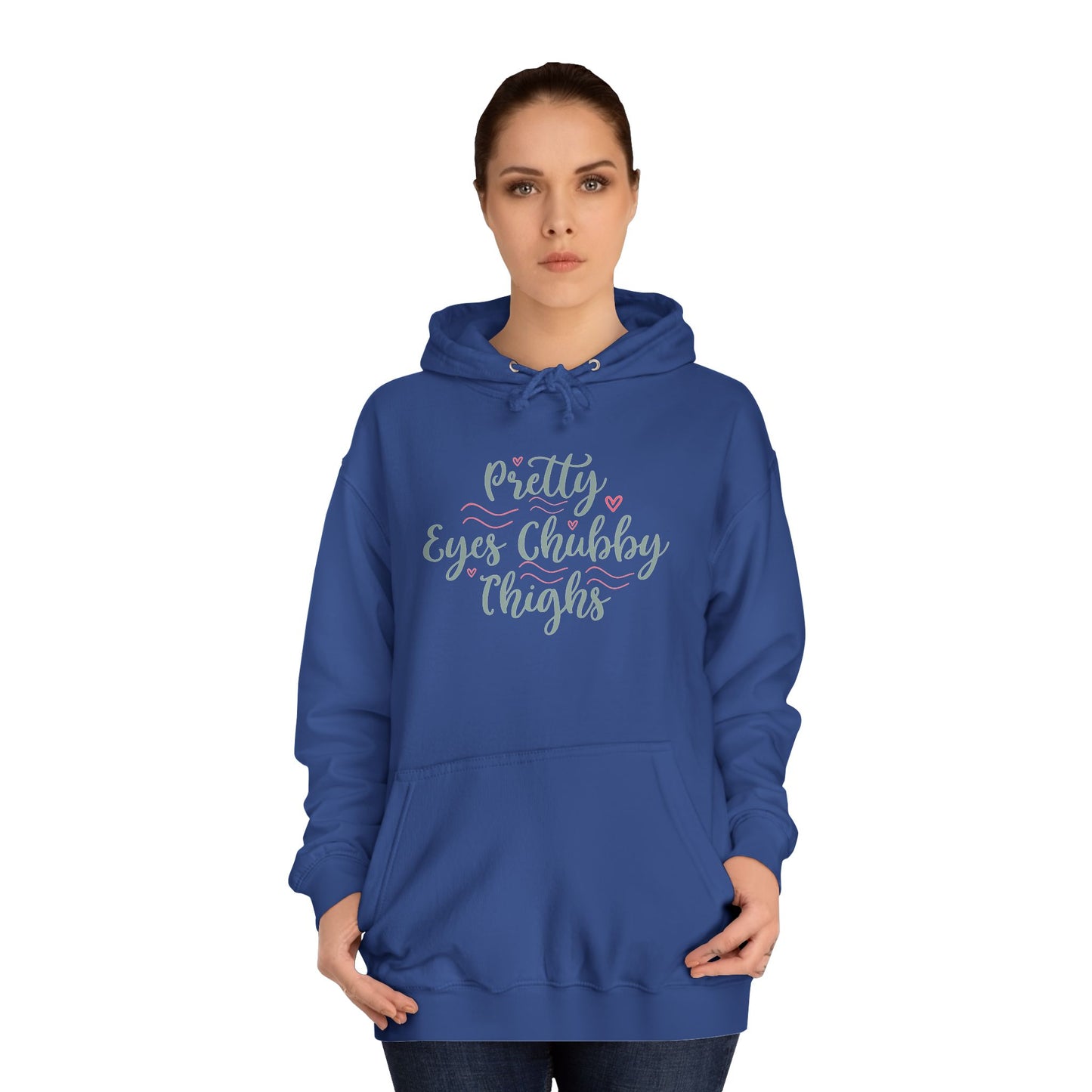 Chubby Chicks College Hoodie