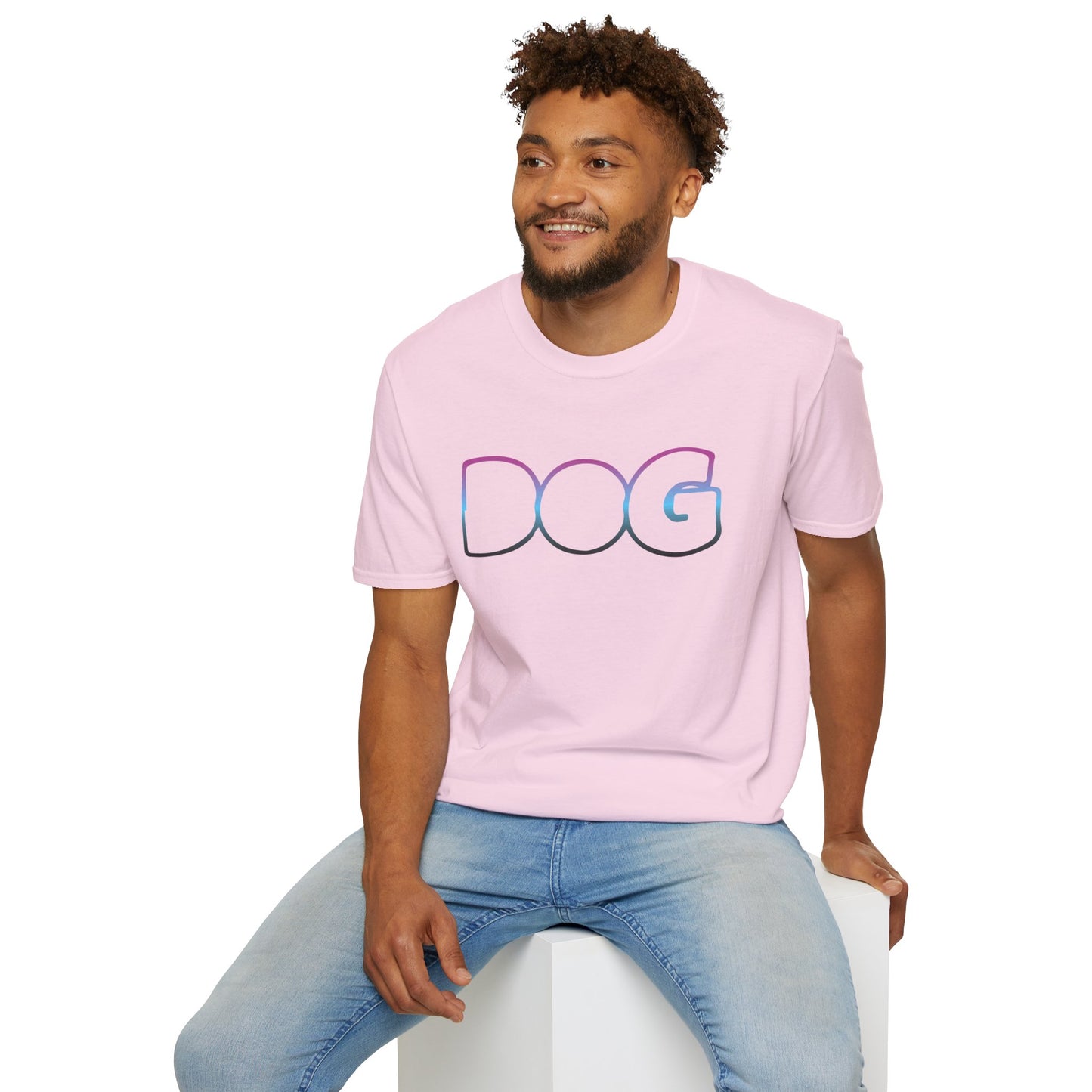 Fun Dog Graphic Unisex Softstyle T-Shirt - Perfect for Pet Lovers