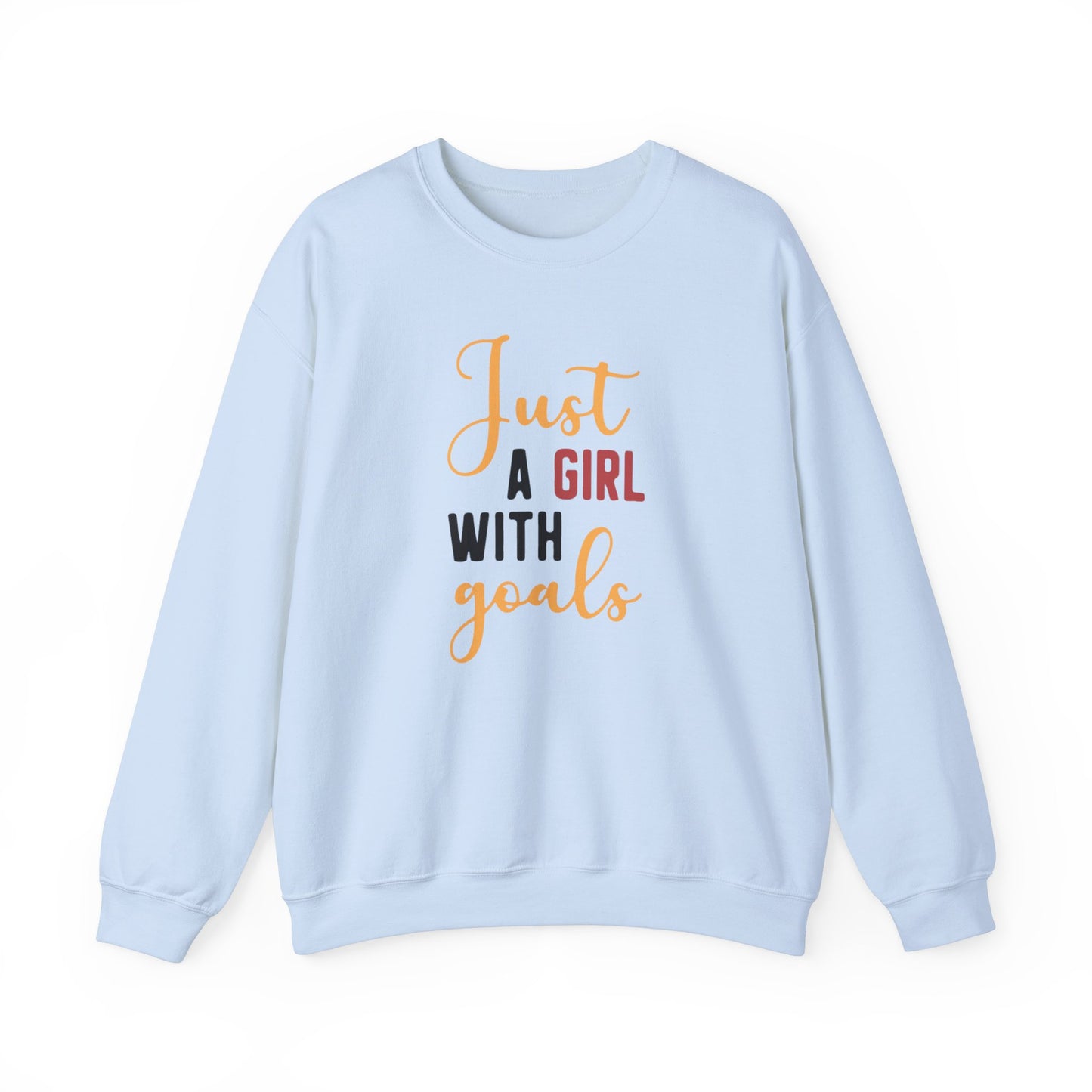 Girl With Goals Heavy Blend™ Crewneck Sweatshirt