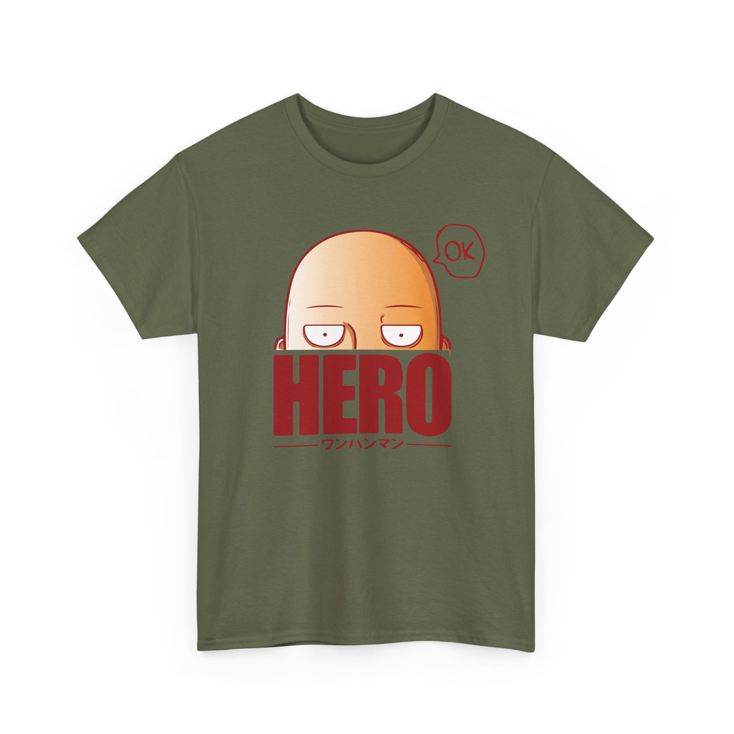 Hero Unisex Heavy Cotton Tee - One Punch Man Design