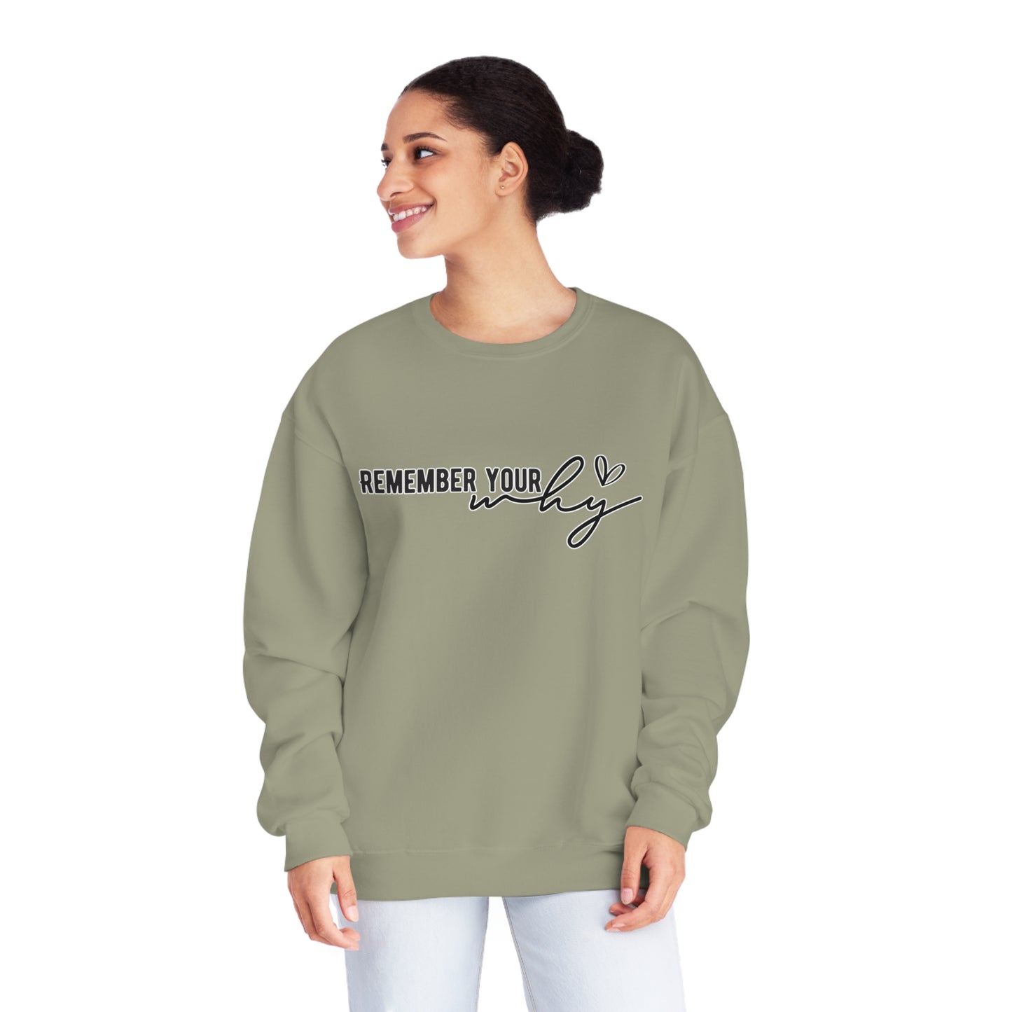 Women Crewneck Sweatshirt - Remember Your Why NuBlend®