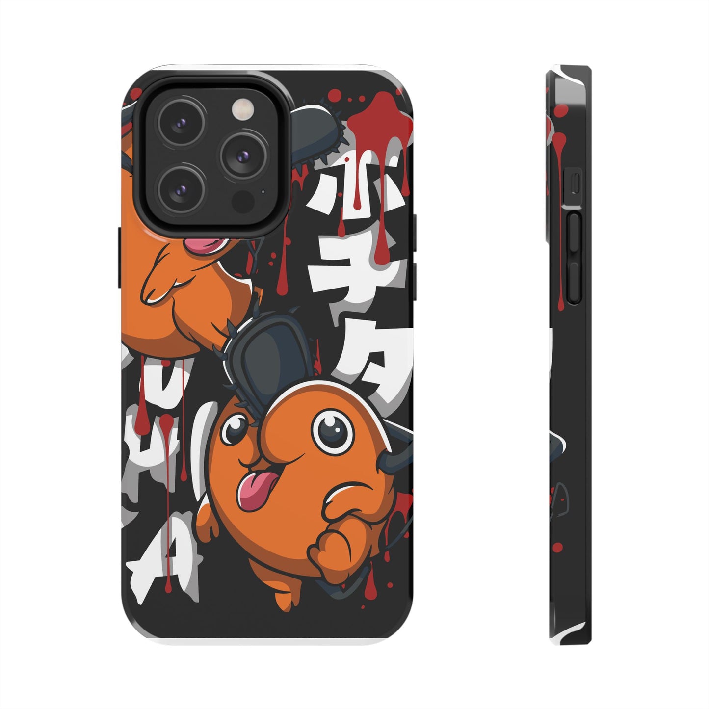 Chainsaw Man | Anime Tough Phone Case with Playful Characters