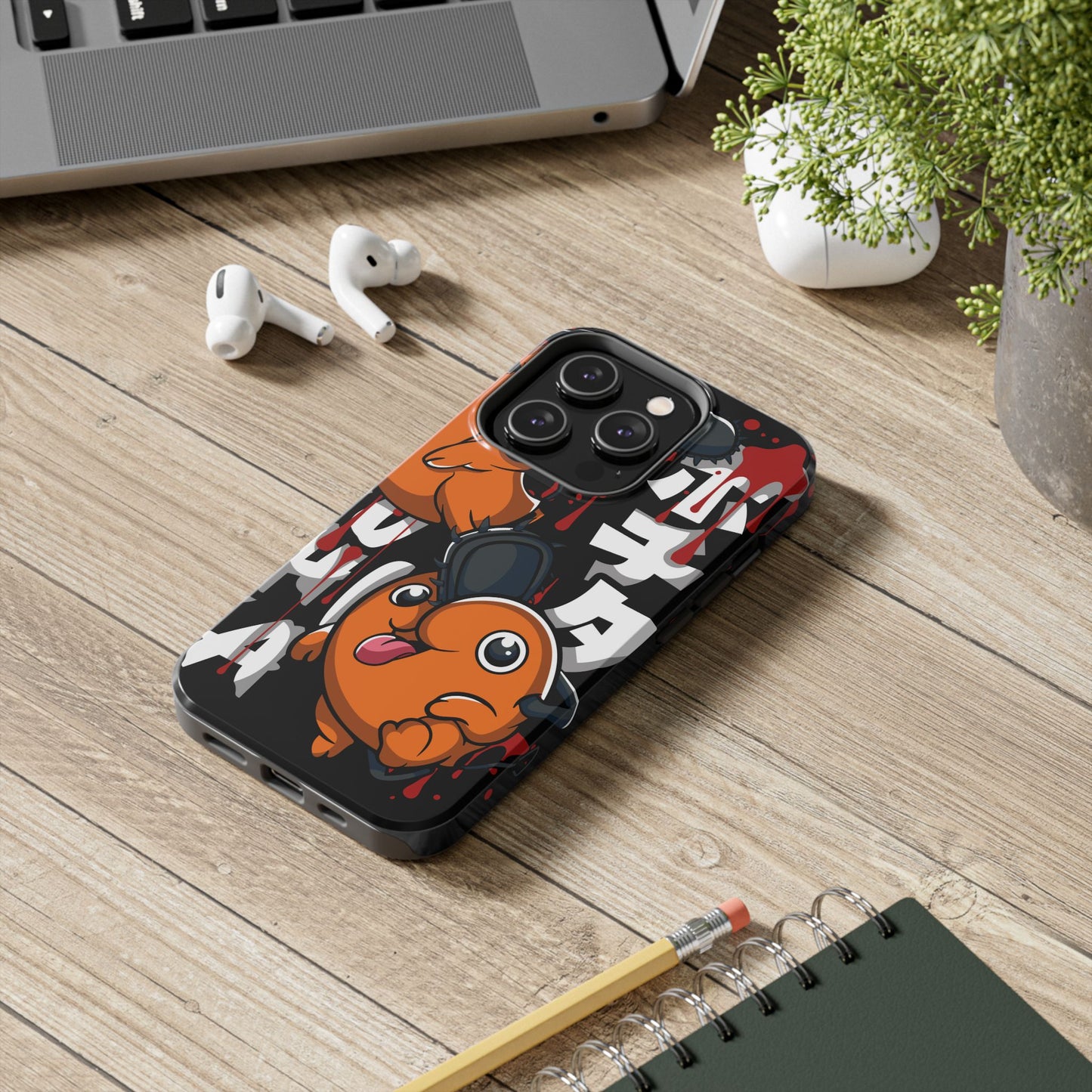 Chainsaw Man | Anime Tough Phone Case with Playful Characters