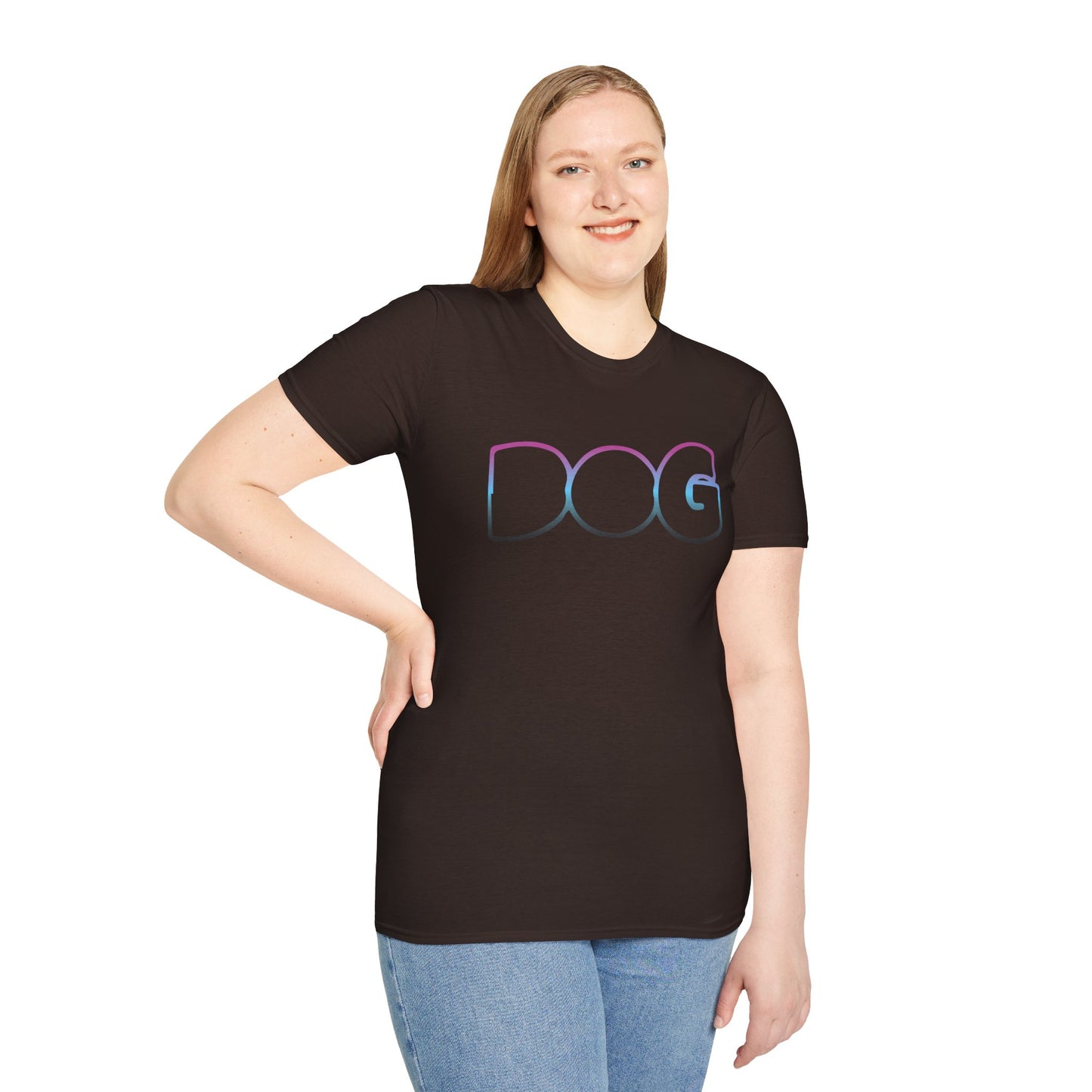 Fun Dog Graphic Unisex Softstyle T-Shirt - Perfect for Pet Lovers