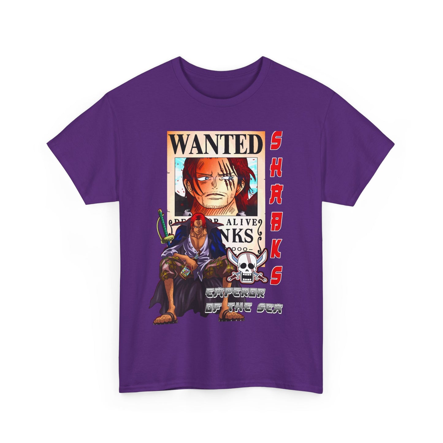 Anime One Piece Shanks Unisex Tee Shirt