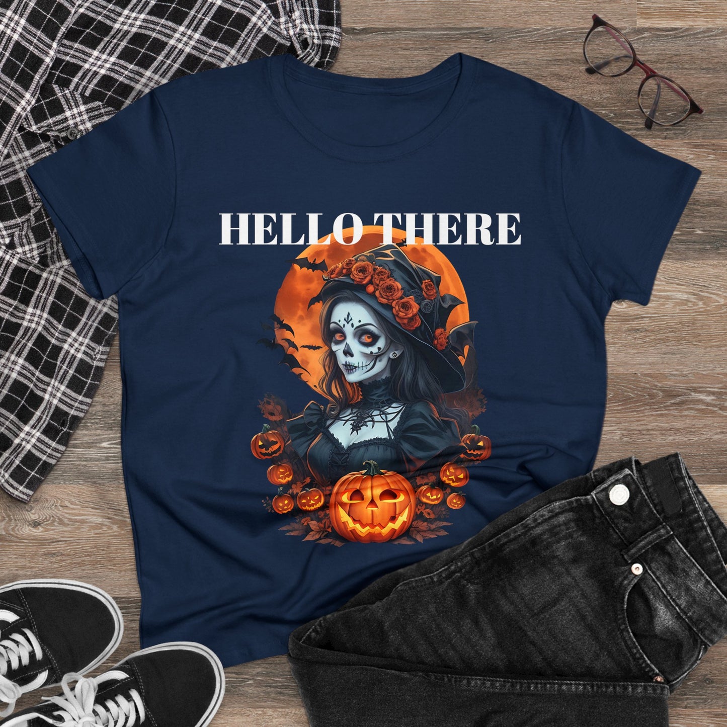 Halloween Women's Midweight Cotton Tee