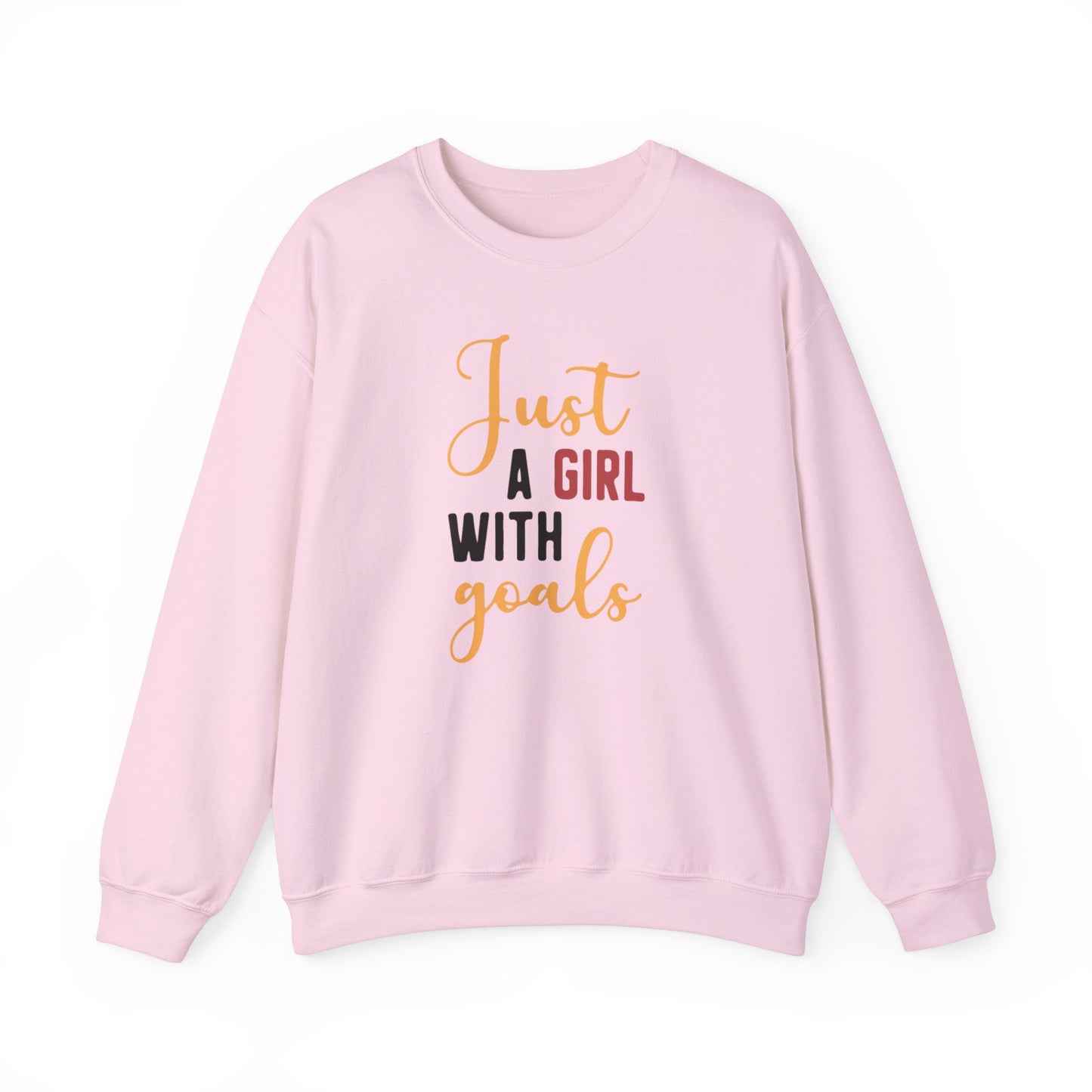 Girl With Goals Heavy Blend™ Crewneck Sweatshirt