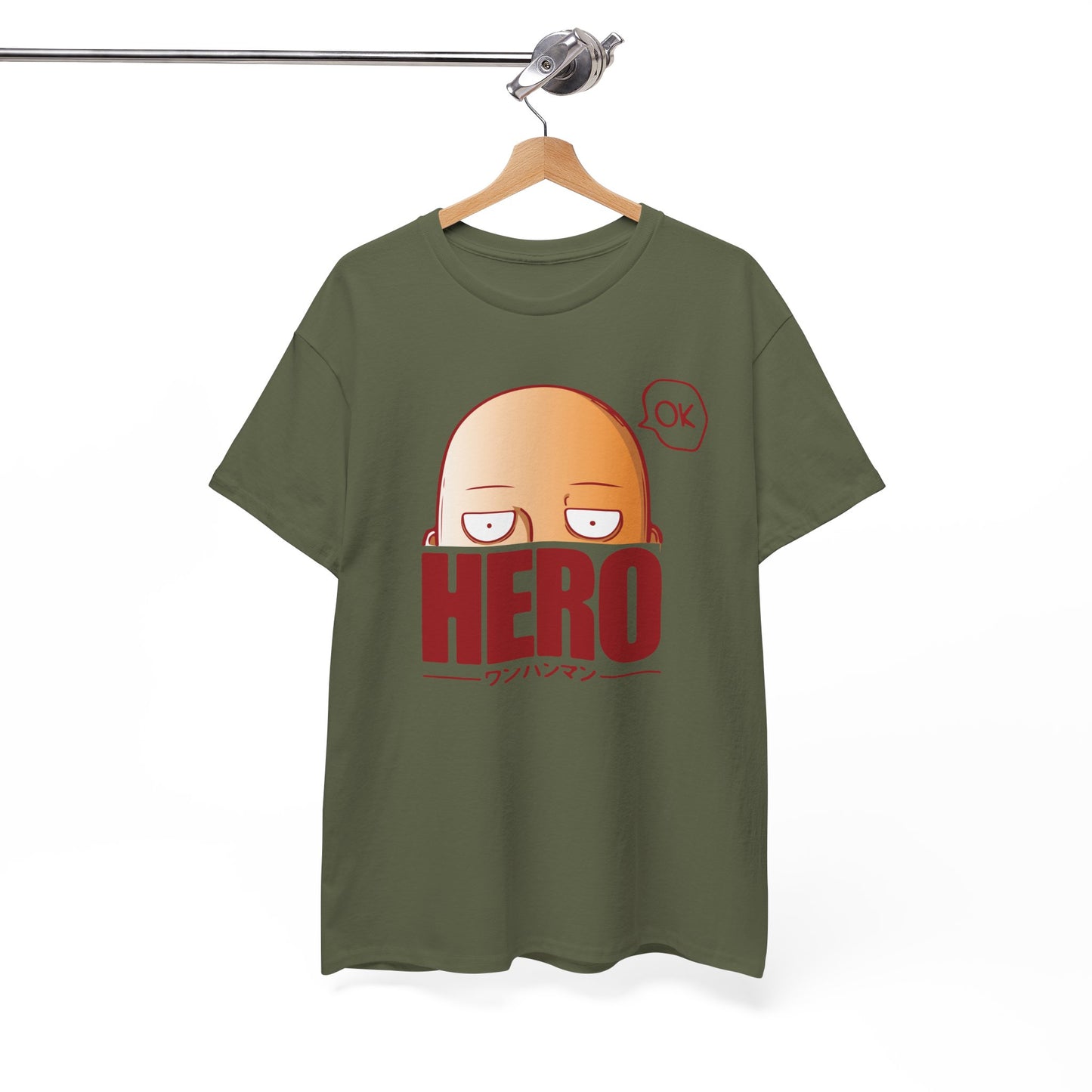Hero Unisex Heavy Cotton Tee - One Punch Man Design